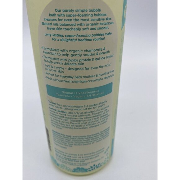 The Honest Company Purely Simple Bubble Bath Fragrance-Free 12 Fl Oz Gentle Form - Picture 2 of 4
